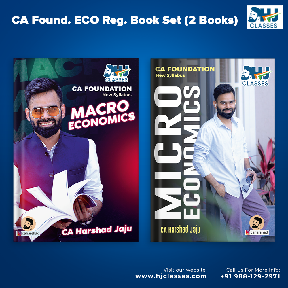 CA Foundation Economics Regular & Exam Oriented Book Set