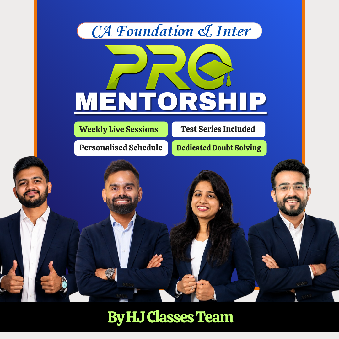 PRO Mentorship (By HJ Classes Faculties)